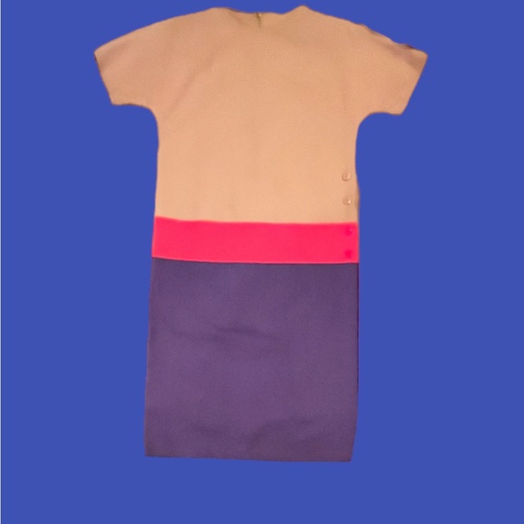 Caron Chicago vintage Zipper back Dress.size 10. - Picture 3 of 15